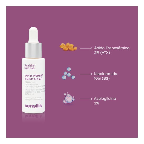 Sensilis Skin D-Pigment [Serum ATX B3] Tratamiento Corrector de Hiperpigmentaciones Cutáneas 30ml