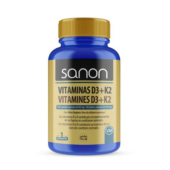Sanon Vitamina D3 + K2 180caps