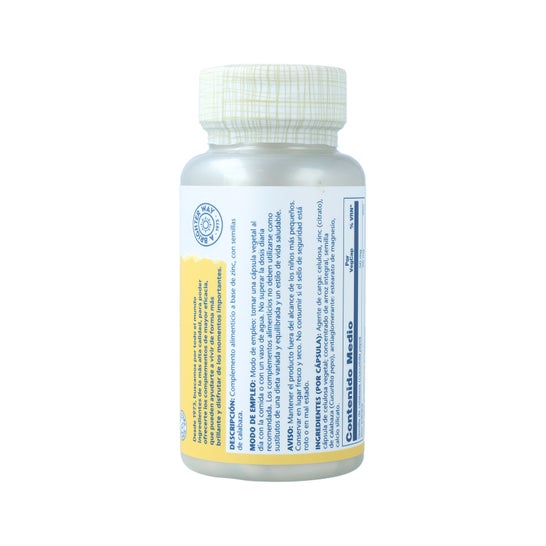 Solaray Zinc Citrato 50mg 60caps