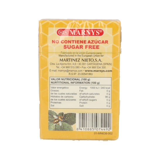 Marnys Caramelos de Propóleo con Mentol Eucalipto sin Azúcar 36,5 g
