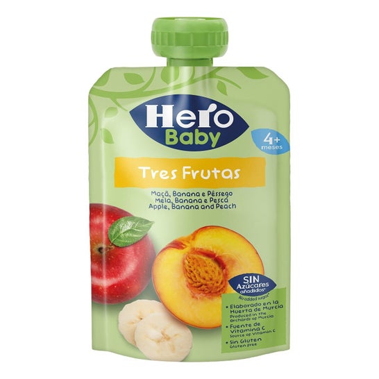 Hero Baby 3 Frutas 100g