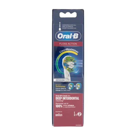 Oral-B Floss Action Brush Head Cleaner 2 stk