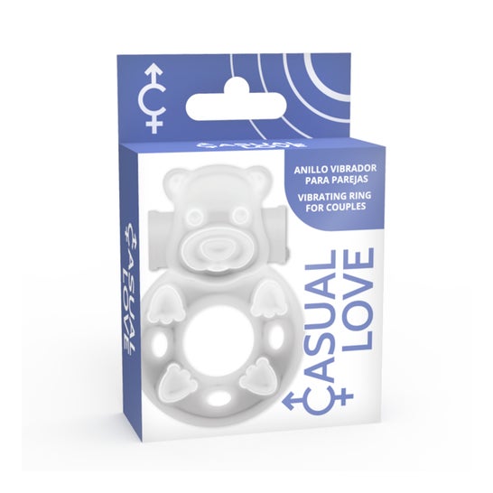 Casual Love 26 Transparent Bunny Vibrating Ring 1pc Casual Love 26 Transparent Bunny Vibrating Ring 1pc