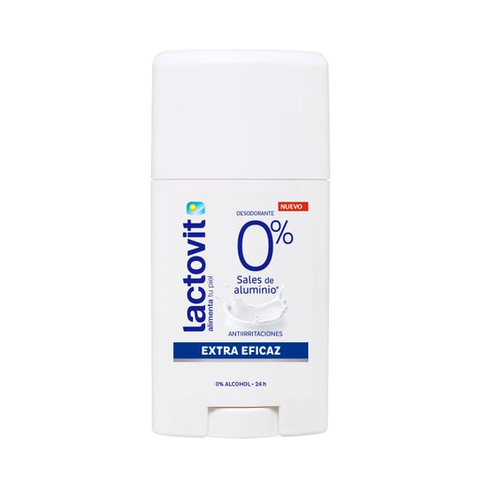 Lactovit Original Extra Eficaz 0% Alcohol Desodorante Barra 60 ml
