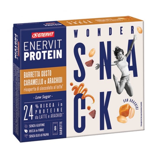 Enervit Protein Snack Caramello 8 Unità