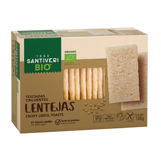 Santiveri Tostadas Ligeras Lentejas Bio 100g