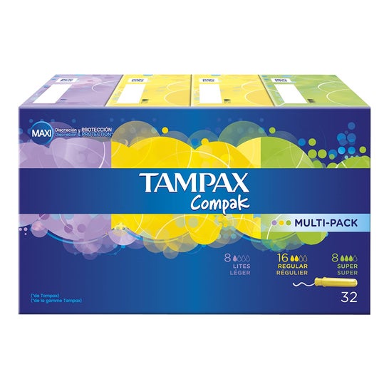 Tampax Tampon Compac Multiplus 32uds