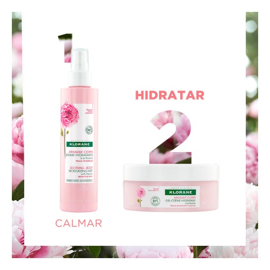 Klorane Gel Crema Hidratante Corporal a la Peonía 200 ml