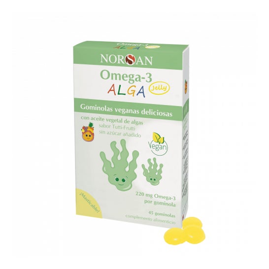 NORSAN Omega-3 ALGA Jelly +3 Años 45 Gominolas