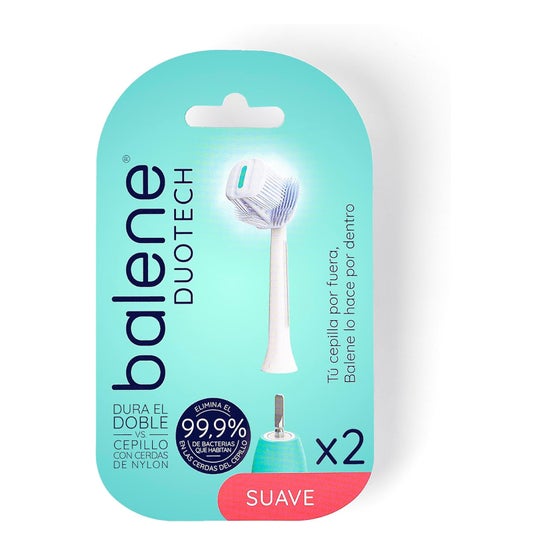 Balene Duotech Escova Suave Recargas 2 Unidades