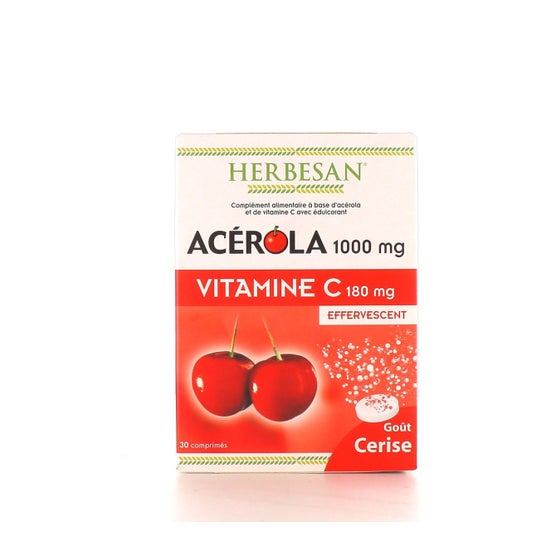 Herbesan Acerola 1000 Cherry Flavour 30 compresse effervescenti