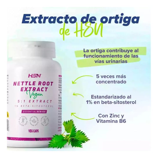 HSN Extracto de Ortiga 5:1 500mg 120vcaps