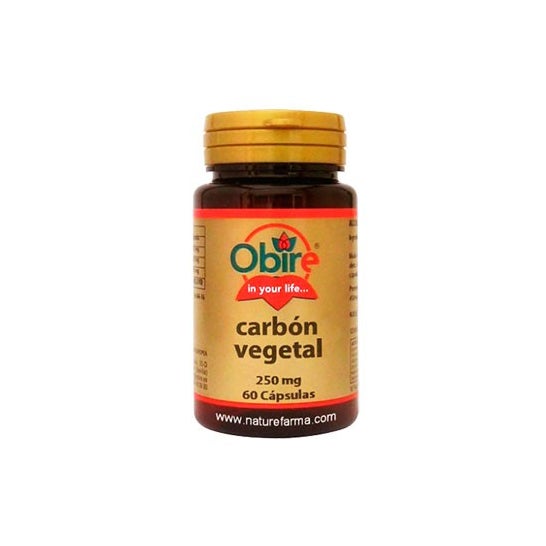 Obire Natural charcoal 250mg 60caps