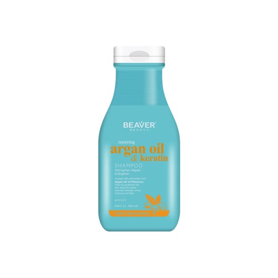 Beaver Argan Oil & Keratin Champú Reparador 350ml