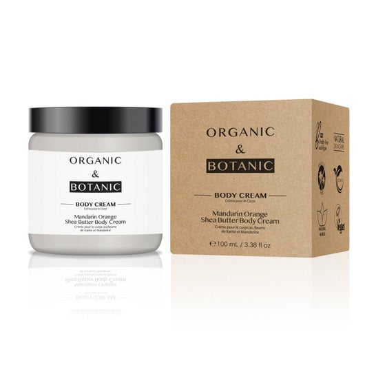 Organic y Botanic Mandarin Orange and Shea Butter Body Cream 100ml