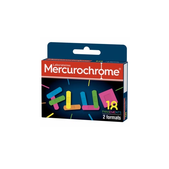 Medicazioni fluorescenti Mercurochrome 2 taglie 18 unità