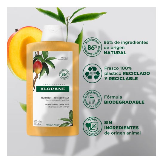 Kloranes Mangobutter-Shampoo 400ml