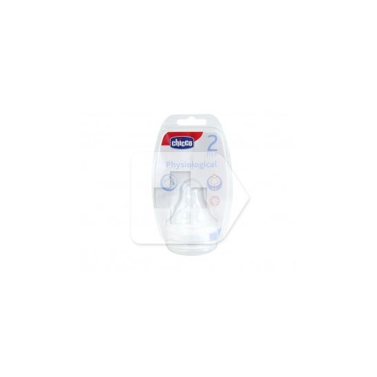 Chicco® Tetina Silicona Boca Ancha Flujo Medio Talla 2 2 uds