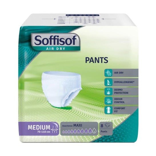 Soffisof Air Dry Pants Maxi Medium 8 Unità