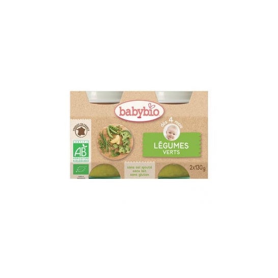 Babybio Pdt/Grüne Bohne 2X130g