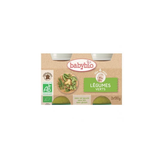 Babybio Pdt/Grüne Bohne 2X130g