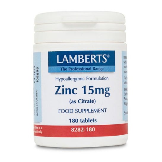 Lamberts Zinc 15mg 180 Tablets