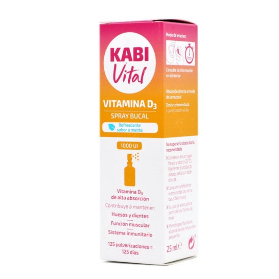 Fresenius Kabivital Vitamina D3 1000 Ui Menta Spray 25 ml