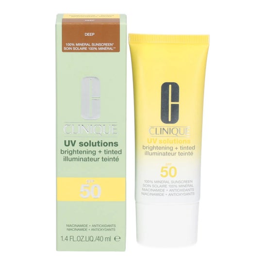 Clinique UV Solutions Brightening + Tinted Deep SPF50 Protector Solar 40 ml