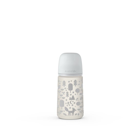 Suavinex Sx Pro Fox Butelka dla niemowląt szara 270ml