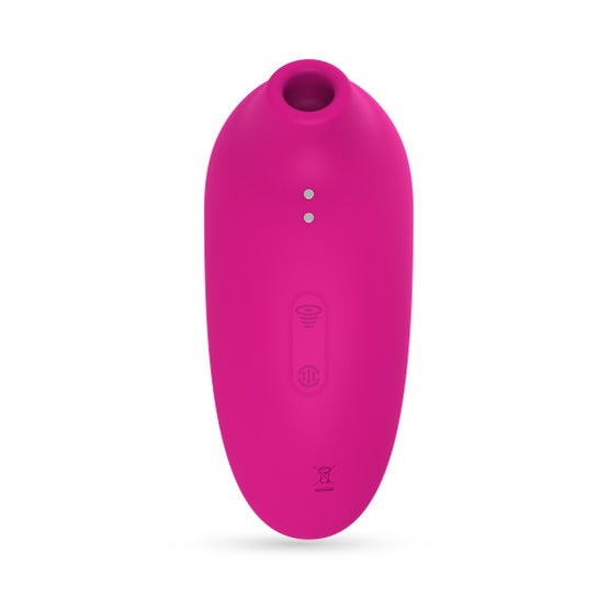 Crushious 2in1 Tapping & Sucking Vibrator Pink 1ud