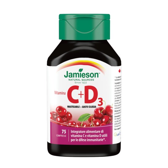 Jamieson Vitamine C500 + D 75Cpr