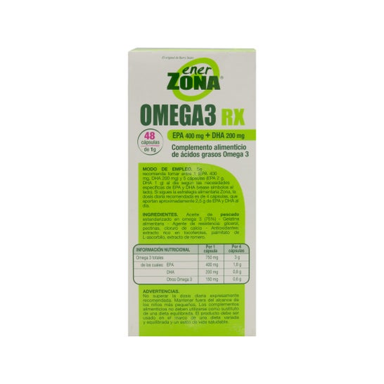 Enerzona omega 3 RX 48cáps