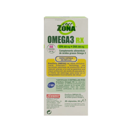 Enerzona omega 3 RX 48cáps