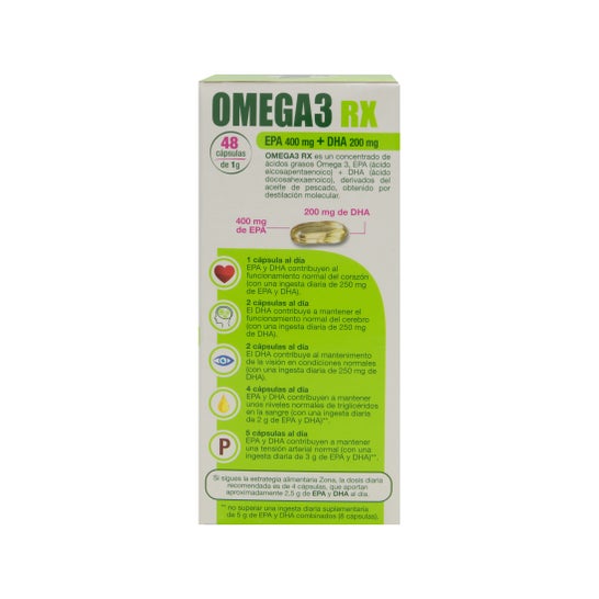 Enerzona omega 3 RX 48cáps