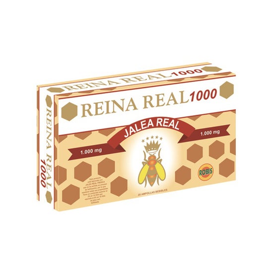 Robis Jalea Reina Real 1000 20 Ampollas de Cristal