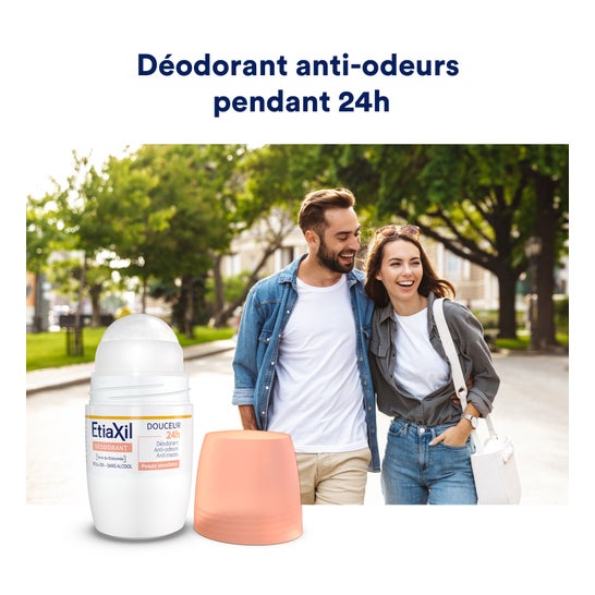 Etiaxil Desodorante Suave 24 H Sin Sales de Aluminio Roll-On 50 ml