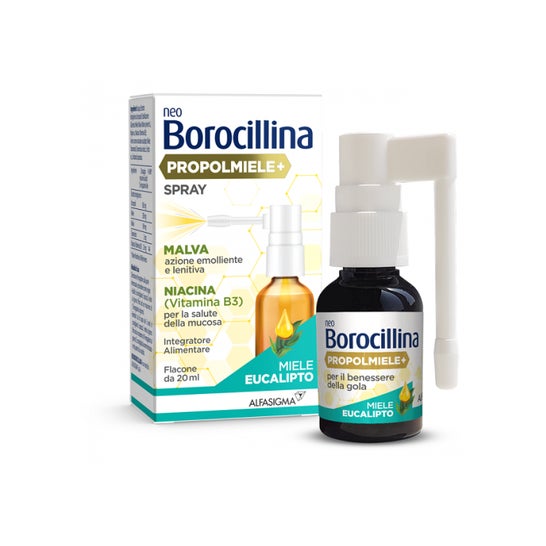 Neoborocillina Propolmiele + Spray Miel Eucalipto 20ml