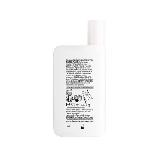 La Roche-Posay Anthelios UVMUNE 400 Oil Control Fluido SPF50+ con Color 50ml