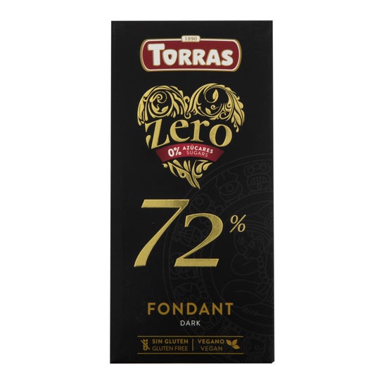 Torras Chocolate Negro 72% Zero 100 g