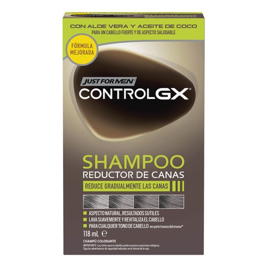 Just For Men Control GX Shampoo Riducente Capelli Grigi 118ml