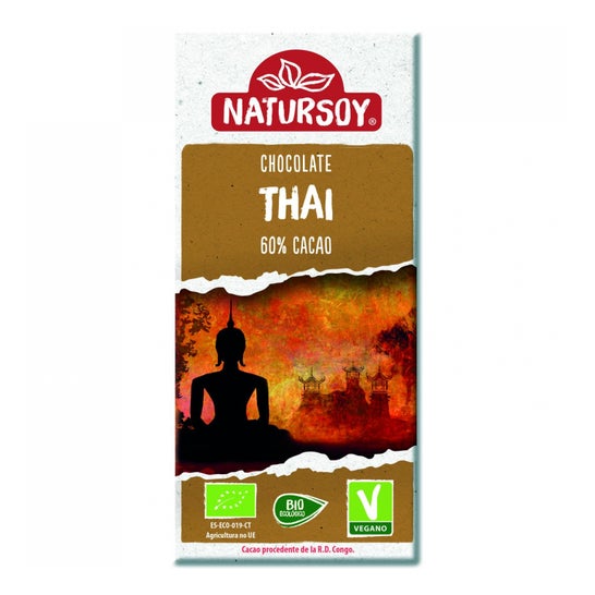 Natursoy Zwarte Choco Thai Super Vegan 100g