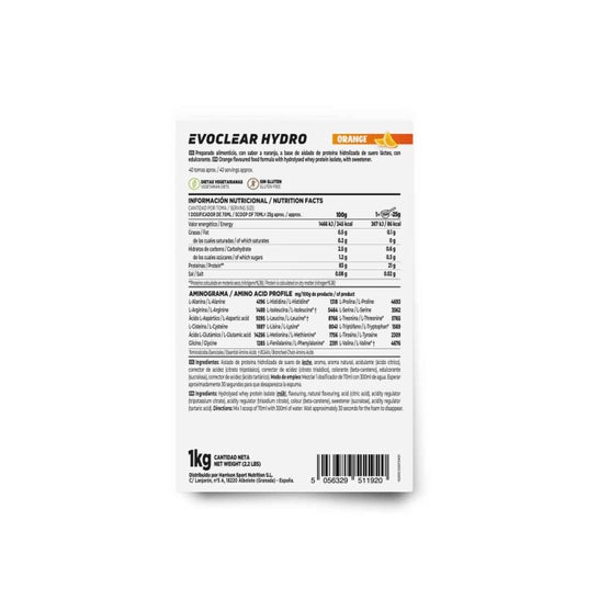 HSN Evoclear Hydro Naranja 1000 g