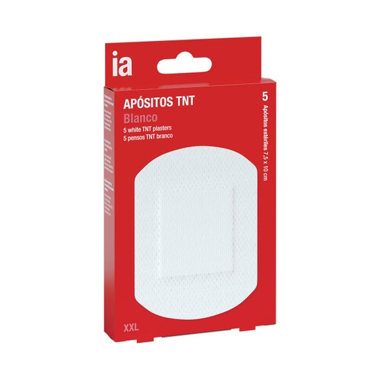 Interapothek Apósitos TNT Blanco 7,5x10cm 5 uds