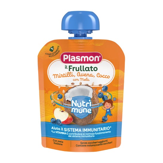 Plasmon Nutri-Mune Mirtillo Avena Cocco 85g