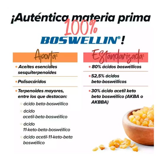 HSN Extracto de Boswellia Serrata 15:1 340mg Boswellin®️ 120vcaps