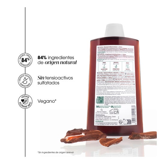 Klorane duo shampooing Quinine 2 x 400 ml
