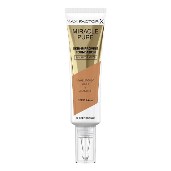 Max Factor Miracle Pure Skin Improving Spf30 82 Deep Bronze 30ml
