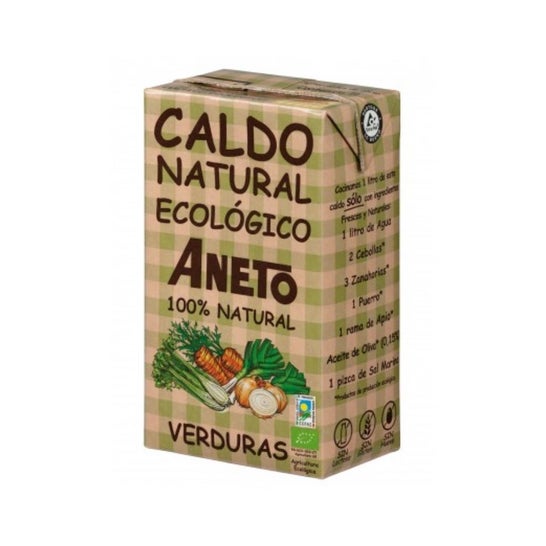 Caldo Verduras Bio 1l Aneto Aneto Natural,
