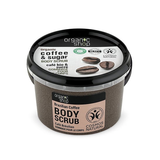 Organic Shop Exfoliating Body Scrub Brasiliansk kaffe 250ml