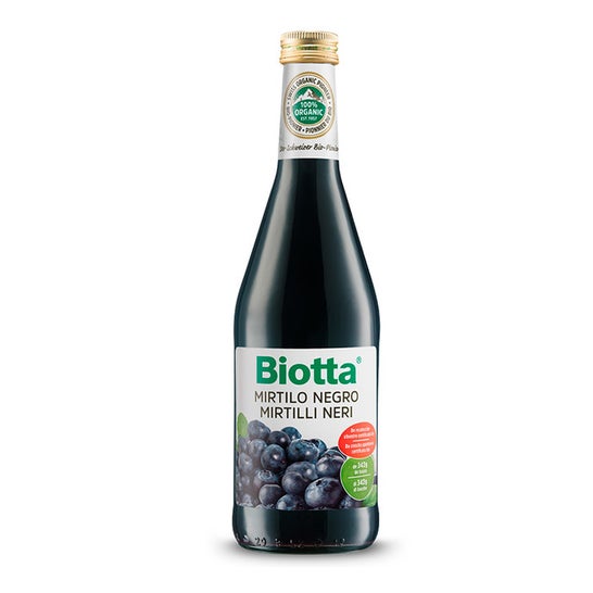Biotta® juice af sorte blåbær 500ml
